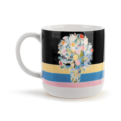 Artlifting Mug "Floral Black" - Smockingbird's Unqieu Gifts