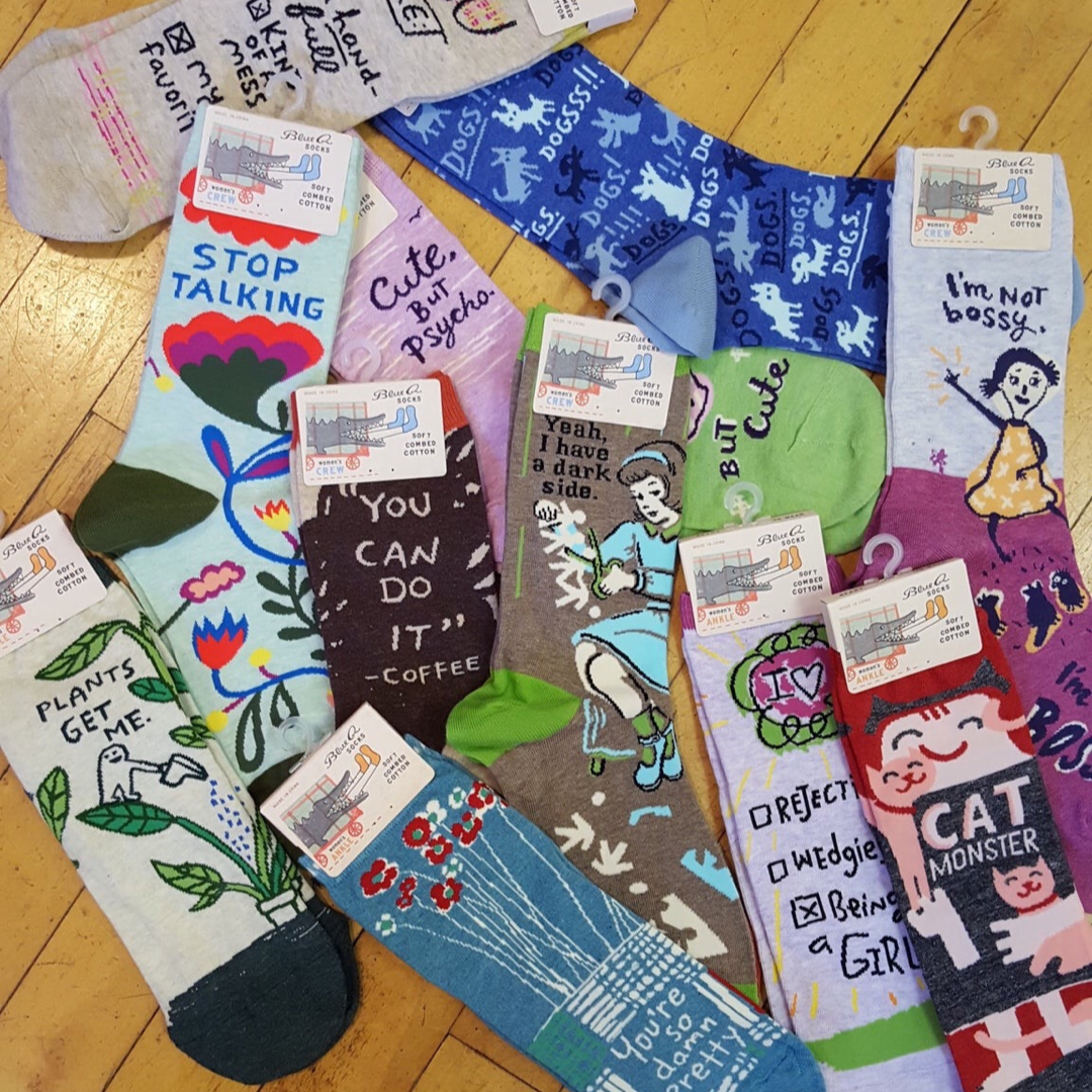 Blue Q sock assortment -Smockingbird's Unique Gifts