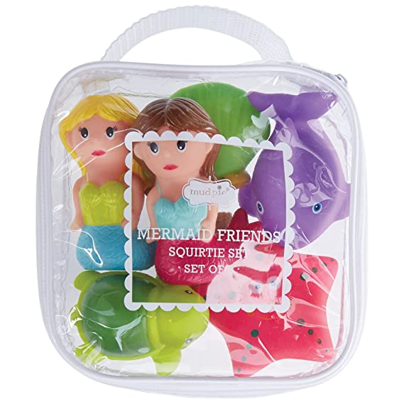 Mud Pie Mermaid Friends Bath Squirtie Set - Smockingbird's Unique Gifts