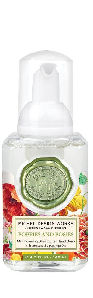 Poppies and Posies Mini Foaming Soap - Smockingbird's Unique Gifts