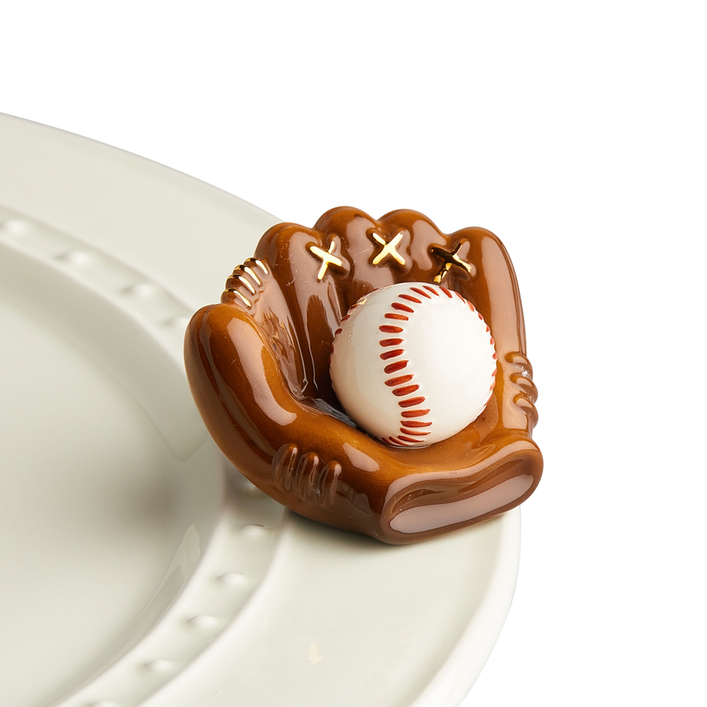 Nora Fleming “Catch Some Fun” Baseball Glove Mini Attachment