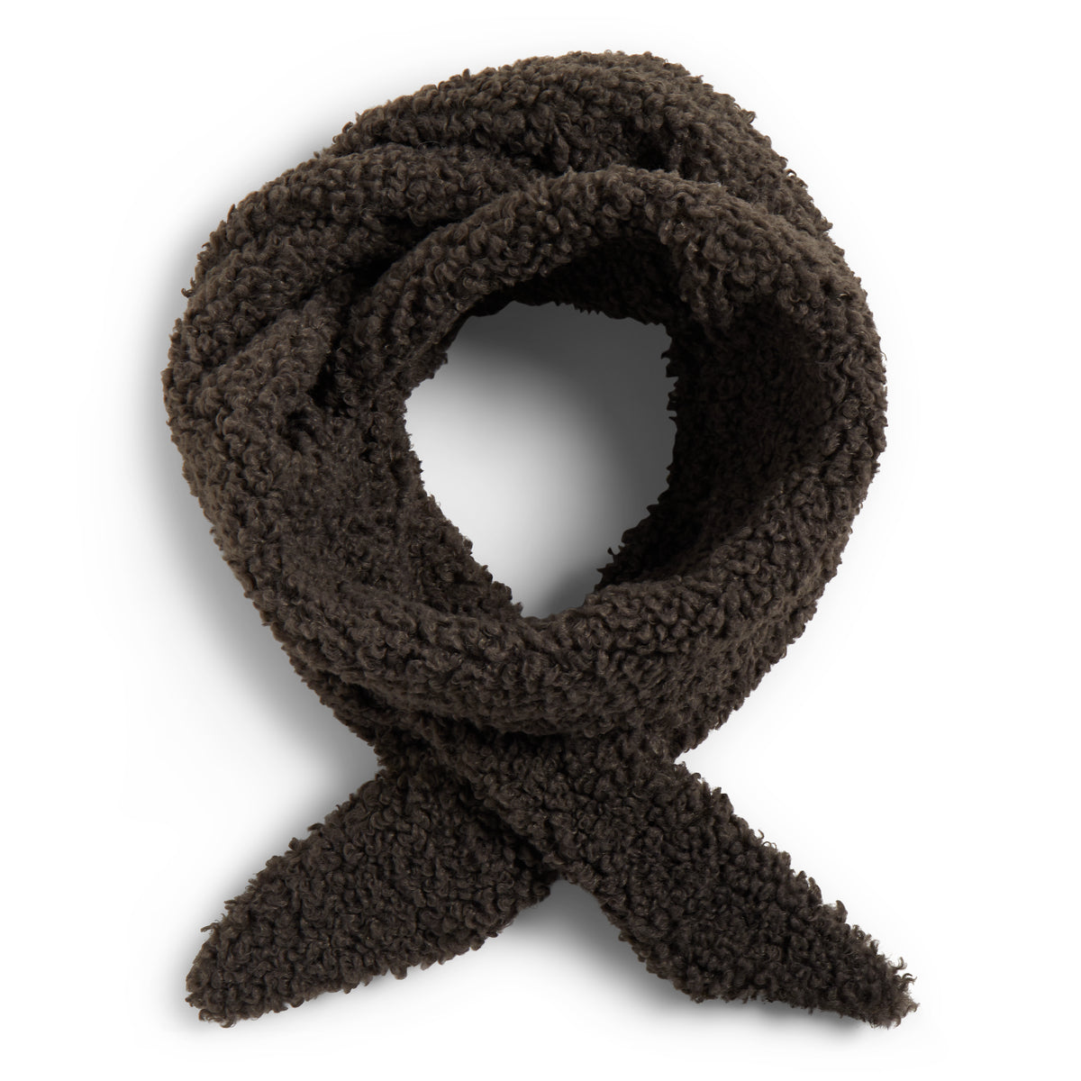 Charcoal Sherpa Scarf - Smockingbird's Unique Gifts