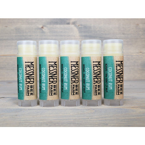 Coconut Rum Beeswax Lip Balm - Smockingbird's Unique Gifts