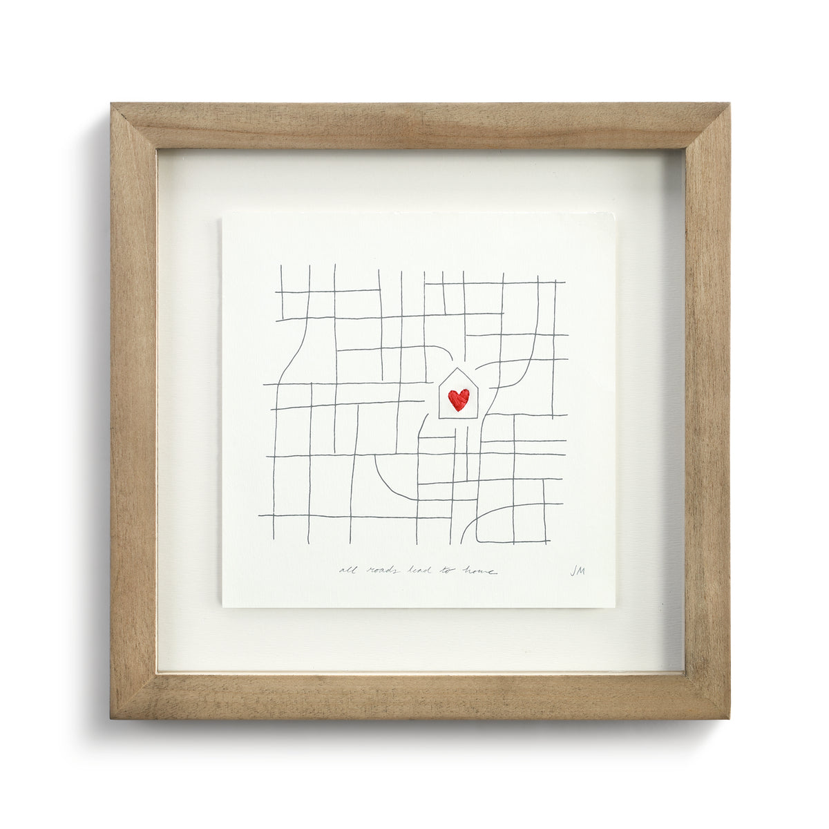 Demdaco All Roads lead to home Wall Art - Smockingbird's