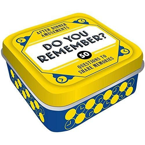 Do you Remember After Dinner Amusements - Smockingbird's