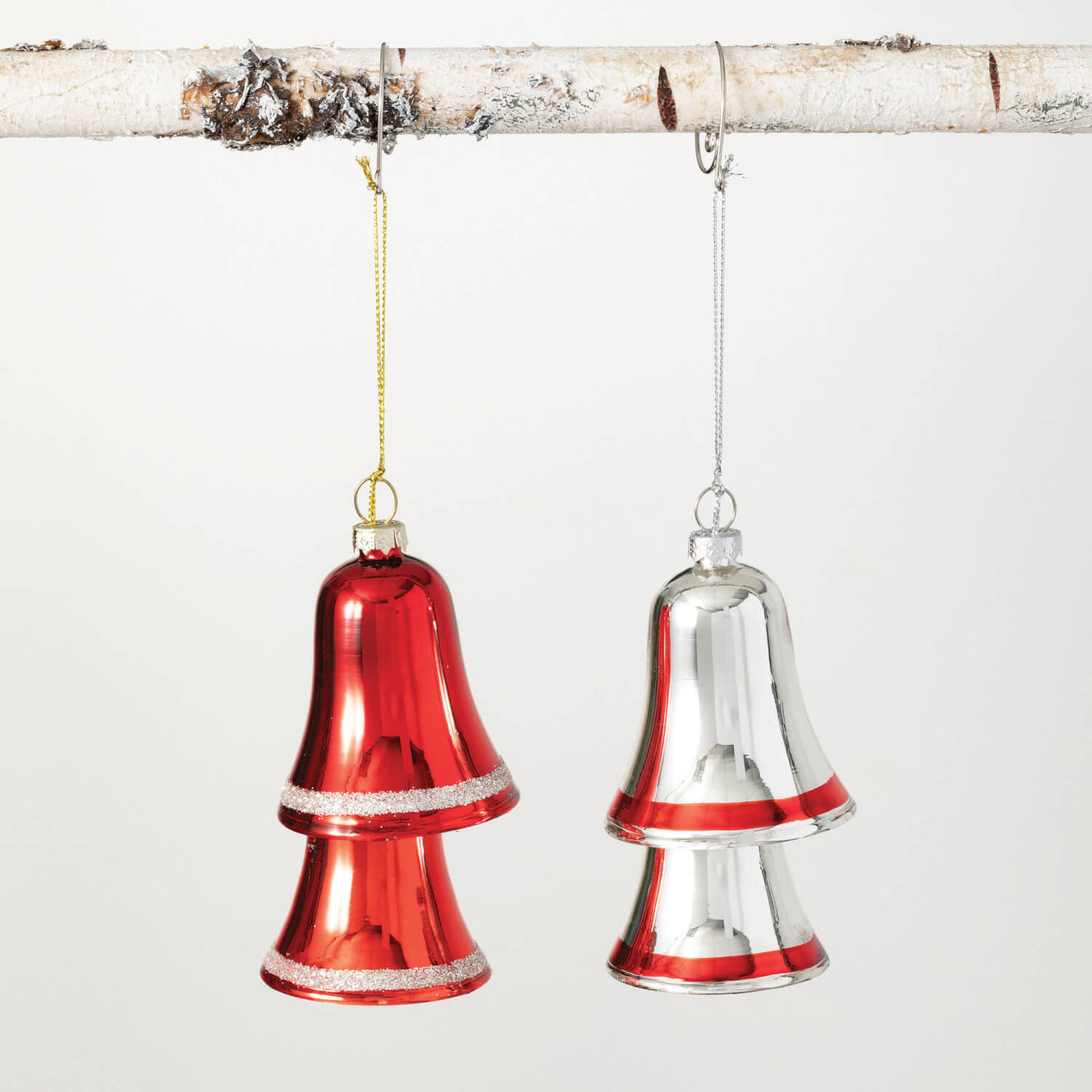 Glass Bell Ornament - Smockingbird's Unique Gifts