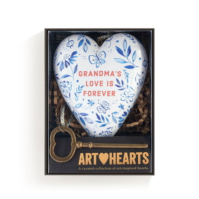 Grandma's Love Art Heart - Smockingbird's Unique Gifts