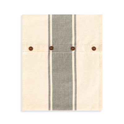 Gray Stripe Infinity Loop Towel - Smockingbird's Unique Gifts