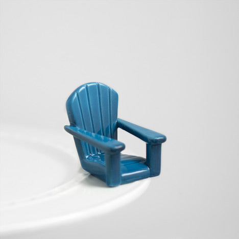 Nora Fleming Blue Chair Mini-Smockingbird's