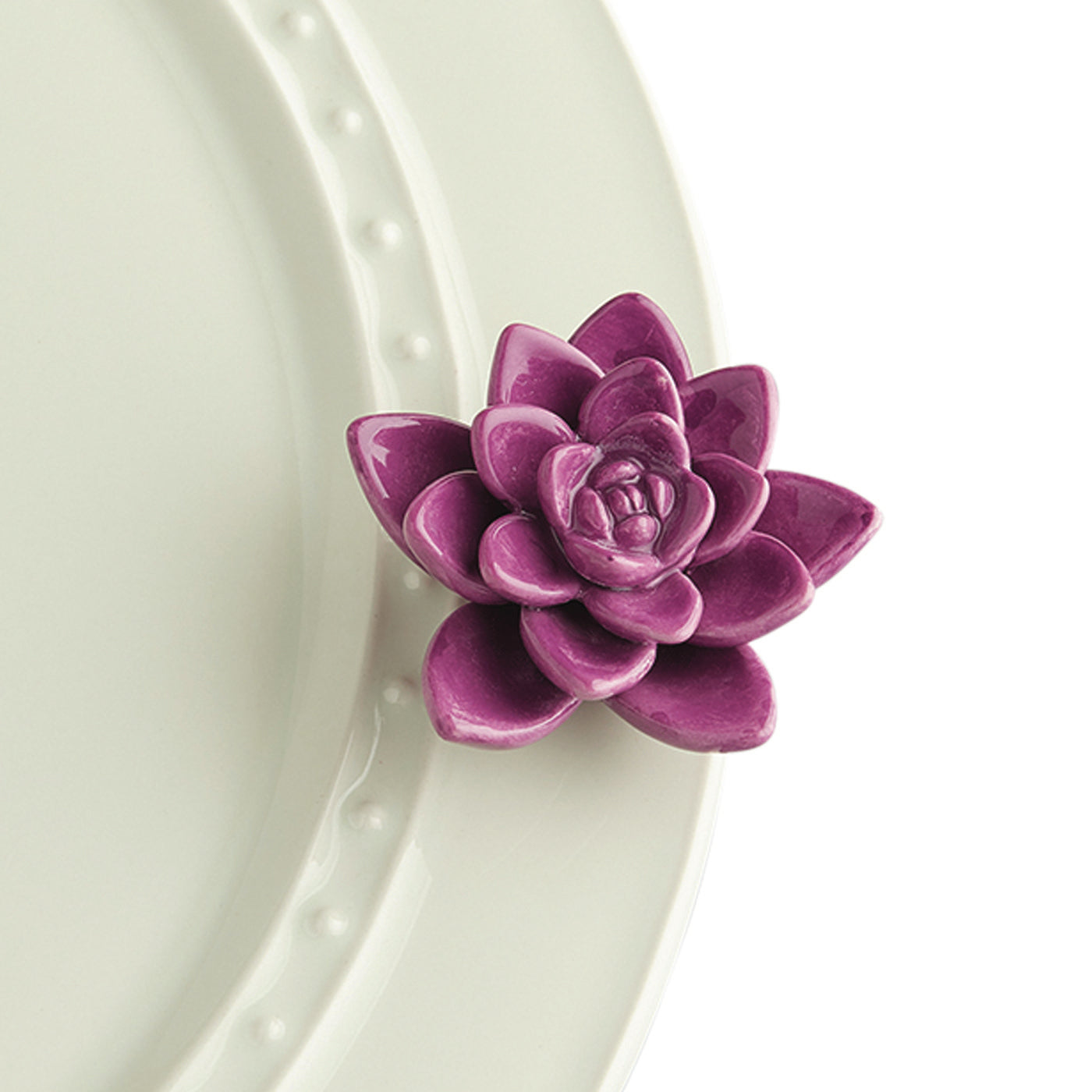 Nora Fleming “Get Growing” Purple Succulent Mini Attachment