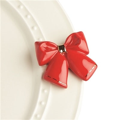 Nora Fleming “Wrap It Up” Red Bow Mini Attachment