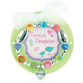 Jilzarah “Special Daughter” Clay Bead Toddler Bracelet