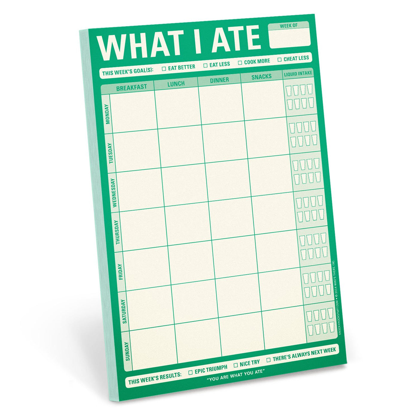 Knock Knock What I Ate Magnetic Notepad - Smockingbird's