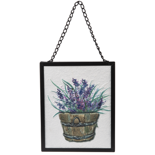 Lavender Print with Chain - Smockingbird's Unique Gifts