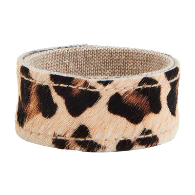 Mud Pie Mohair Napkin Ring, Cheetah - Smockingbird's Unique Gifts