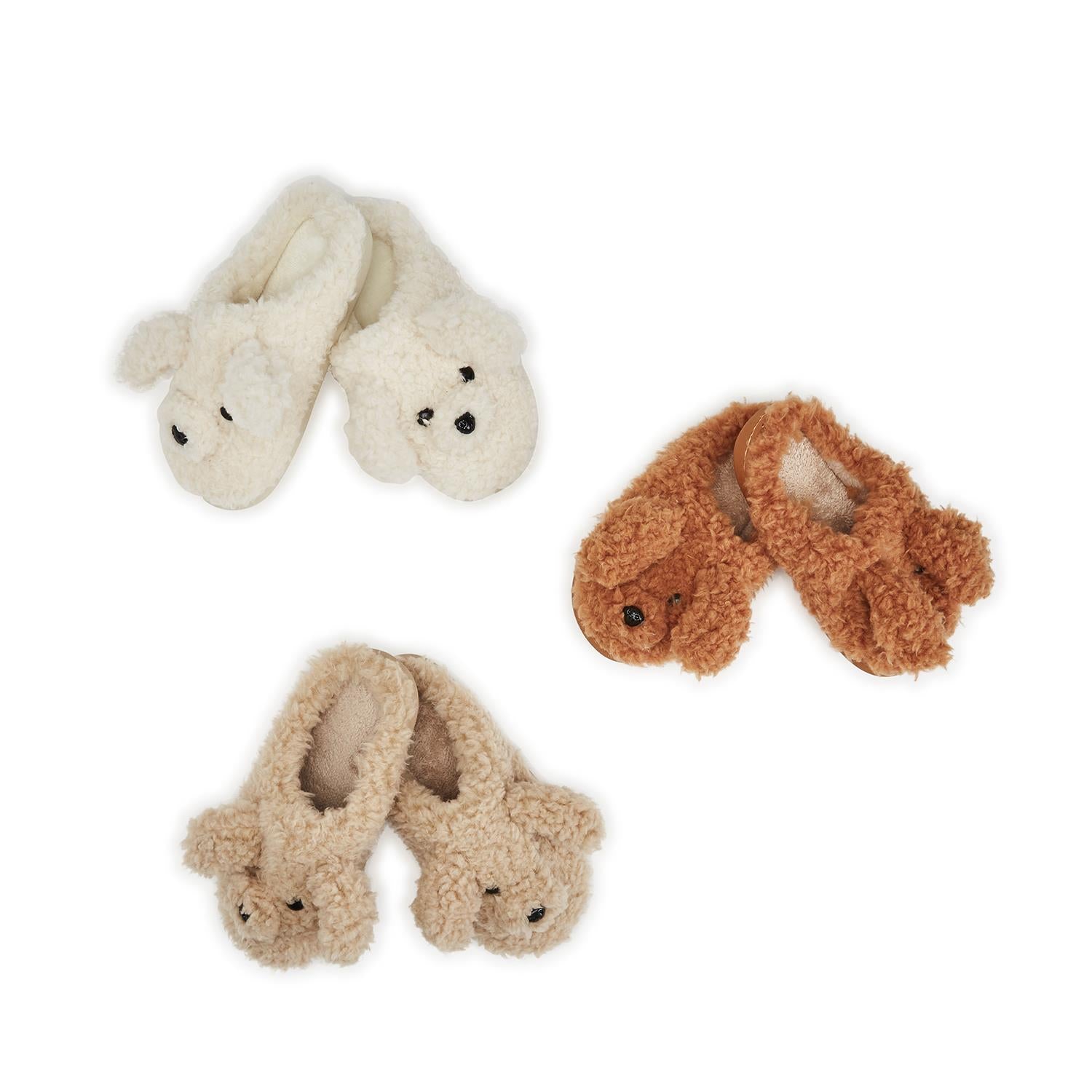 Sherpa Poodle Slippers – Smockingbird's Unique Gifts