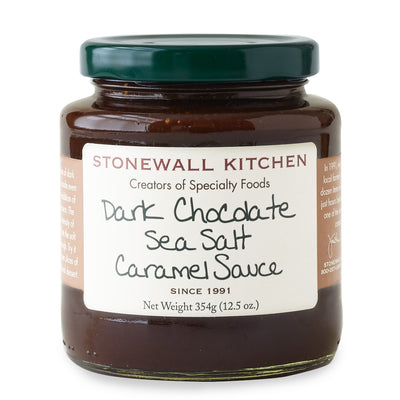 Stonewall Kitchen Dark Chocolate Sea Salt Caramel Sauce - Smockingbird's