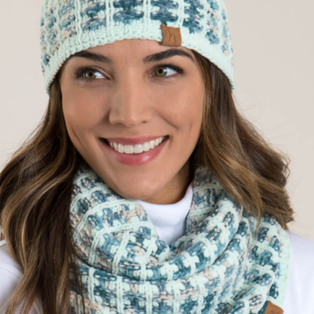 Teal Country Infinity Scarf