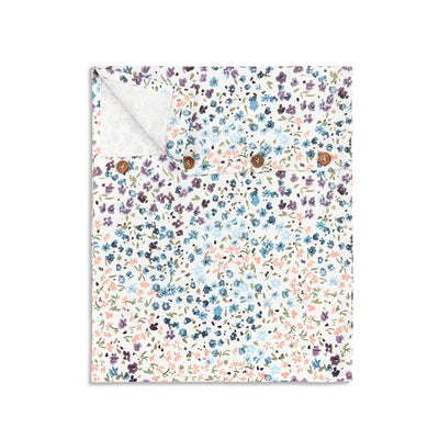 Tiny Floral Infinity Loop Towel - Smockingbird's Unique Gifts