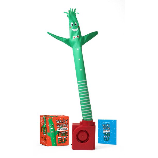 Wacky Waving Inflatable Tube Elf - Smockingbird's Unique Gifts