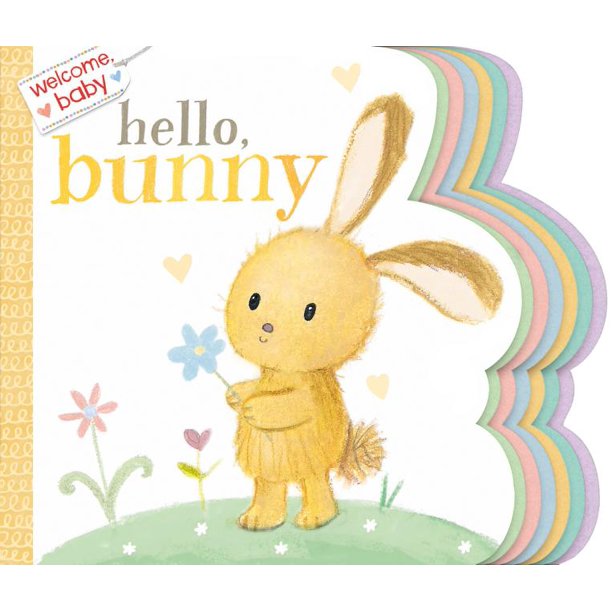 Welcome baby hello bunny - Smockingbird's Unique Gifts