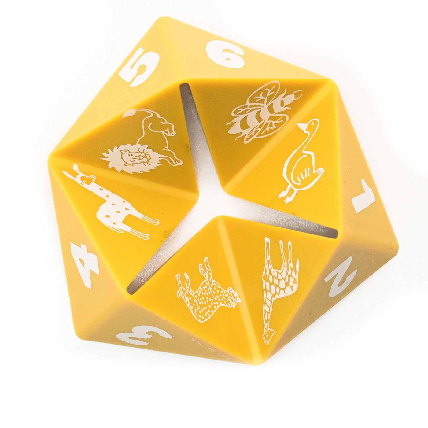 Yellow Beginner Spinner with Animals by Bella Tunno - Smockingbird's Unique Gifts